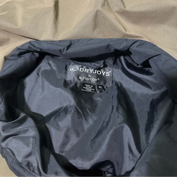 Dryjoy by FootJoy Green Rain Jacket Full Zip - Picture 3 of 5